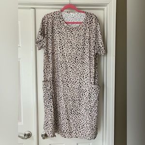 Boutique leopard dress, XL